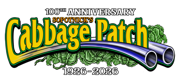 Sopotnick's Cabbage Patch Bar 100th anniversary crest logo